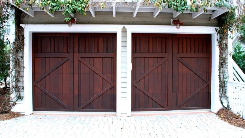 how to cover garage door