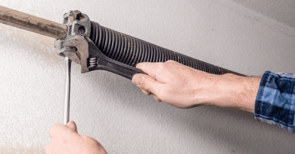 how to balance a garage door with side springs