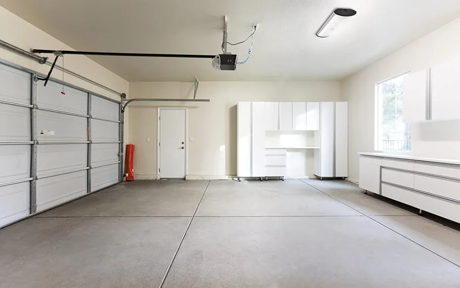 how to turn on garage lights when door opens